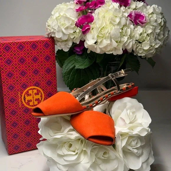 Tory Burch Orange Women's Sandals - Picture 3 of 8
